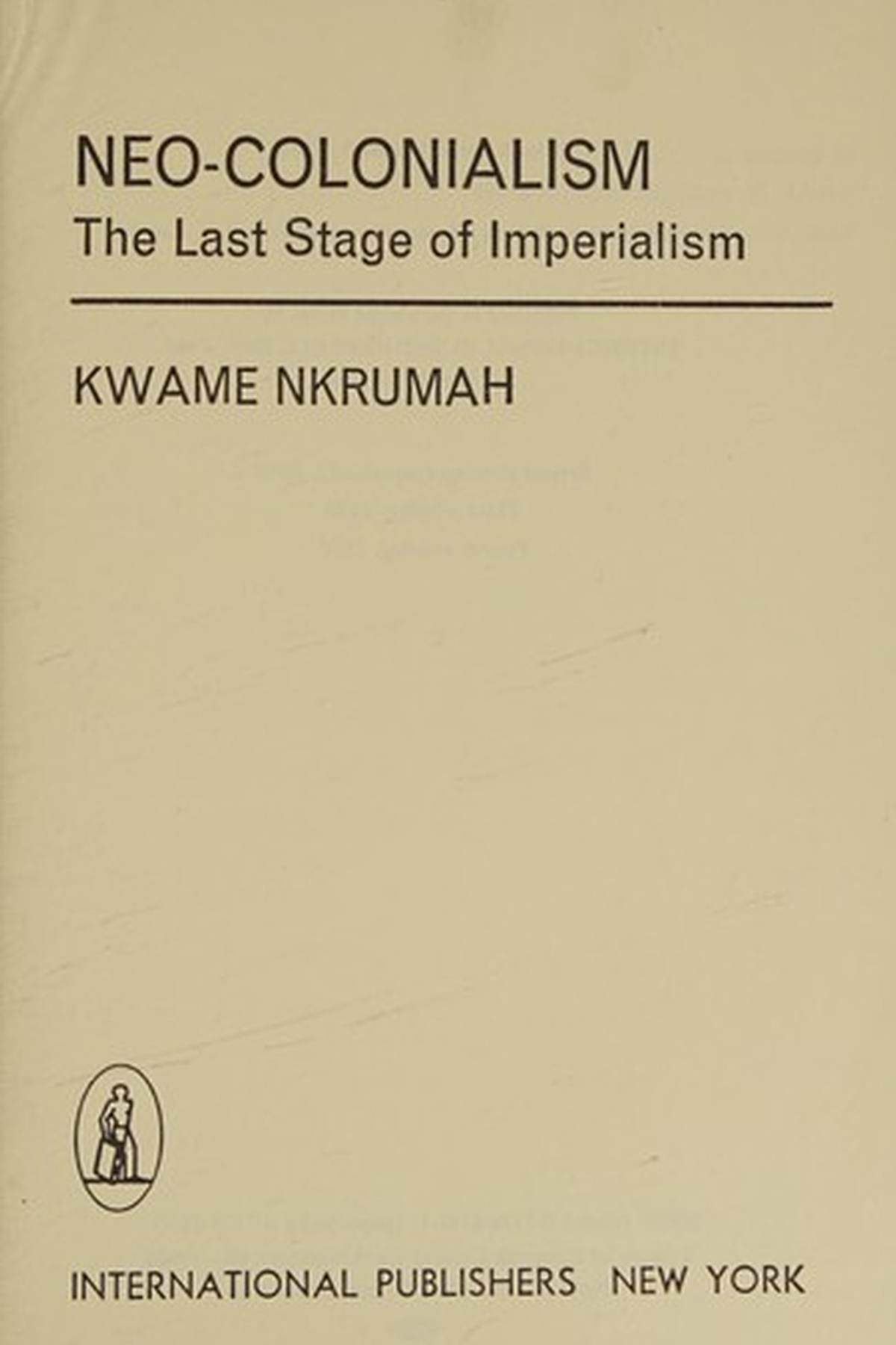 Cover for Neo-Colonialism