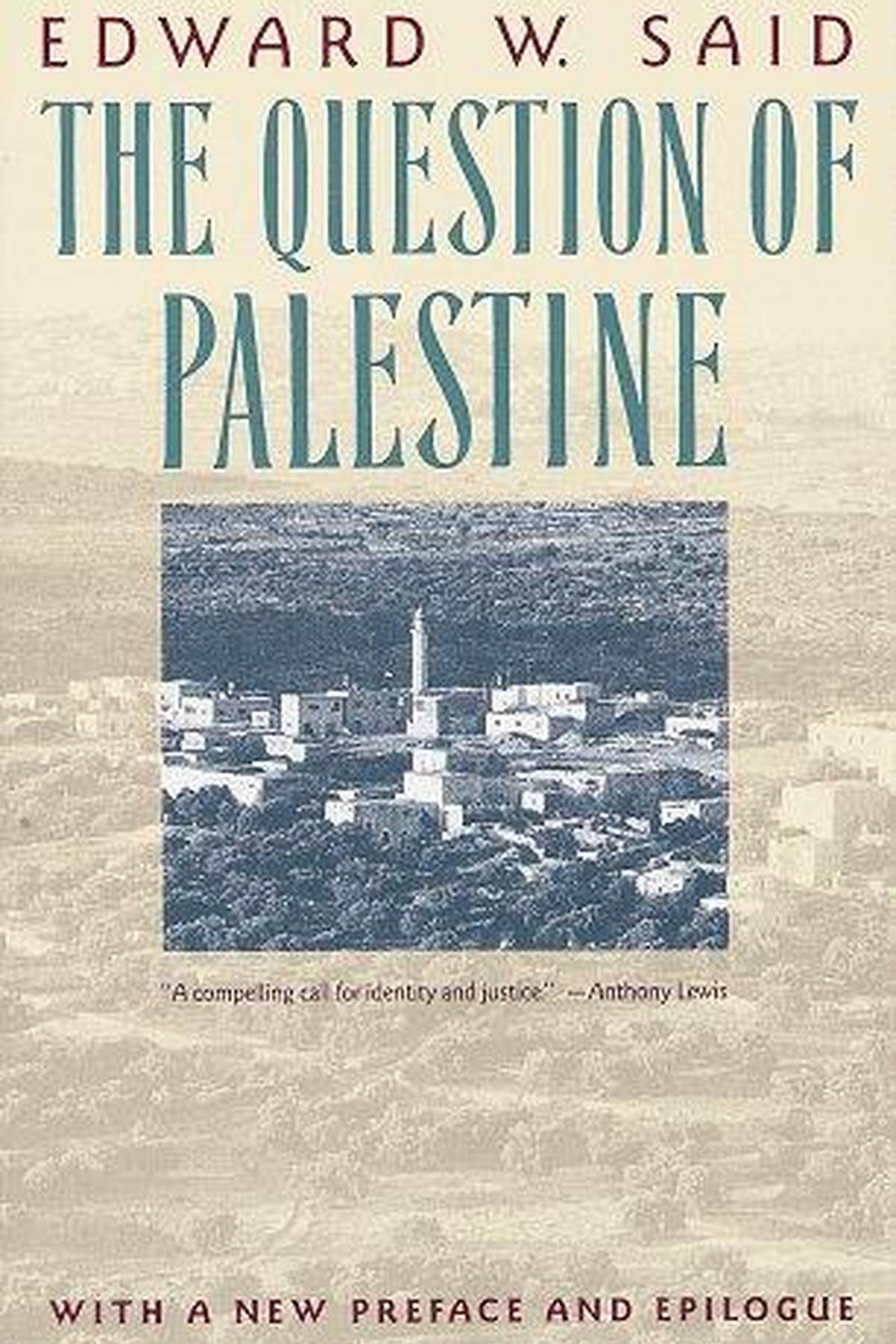 Cover for The Question Of Palestine