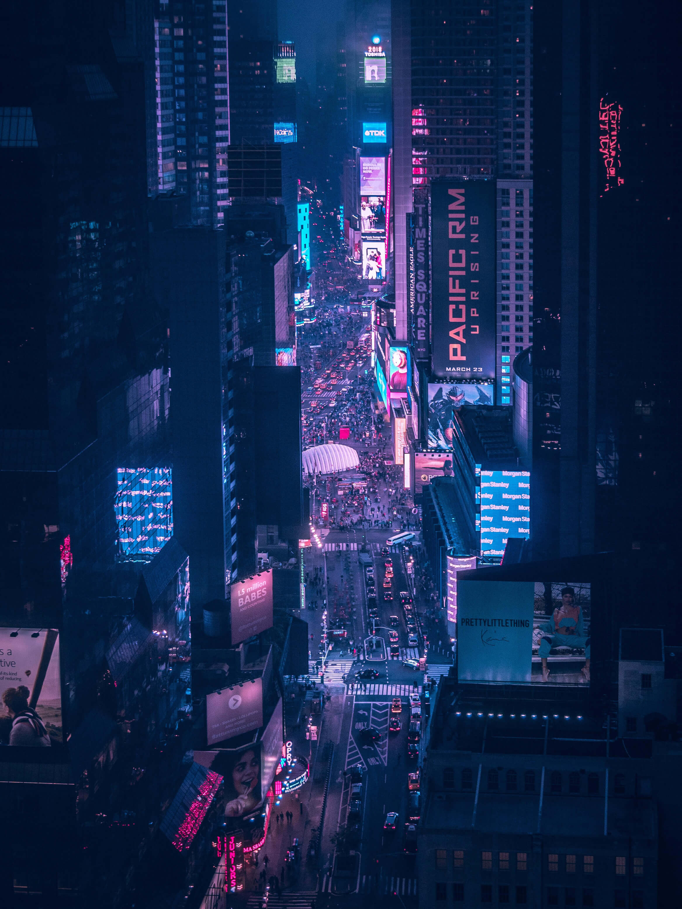 Above Times Square