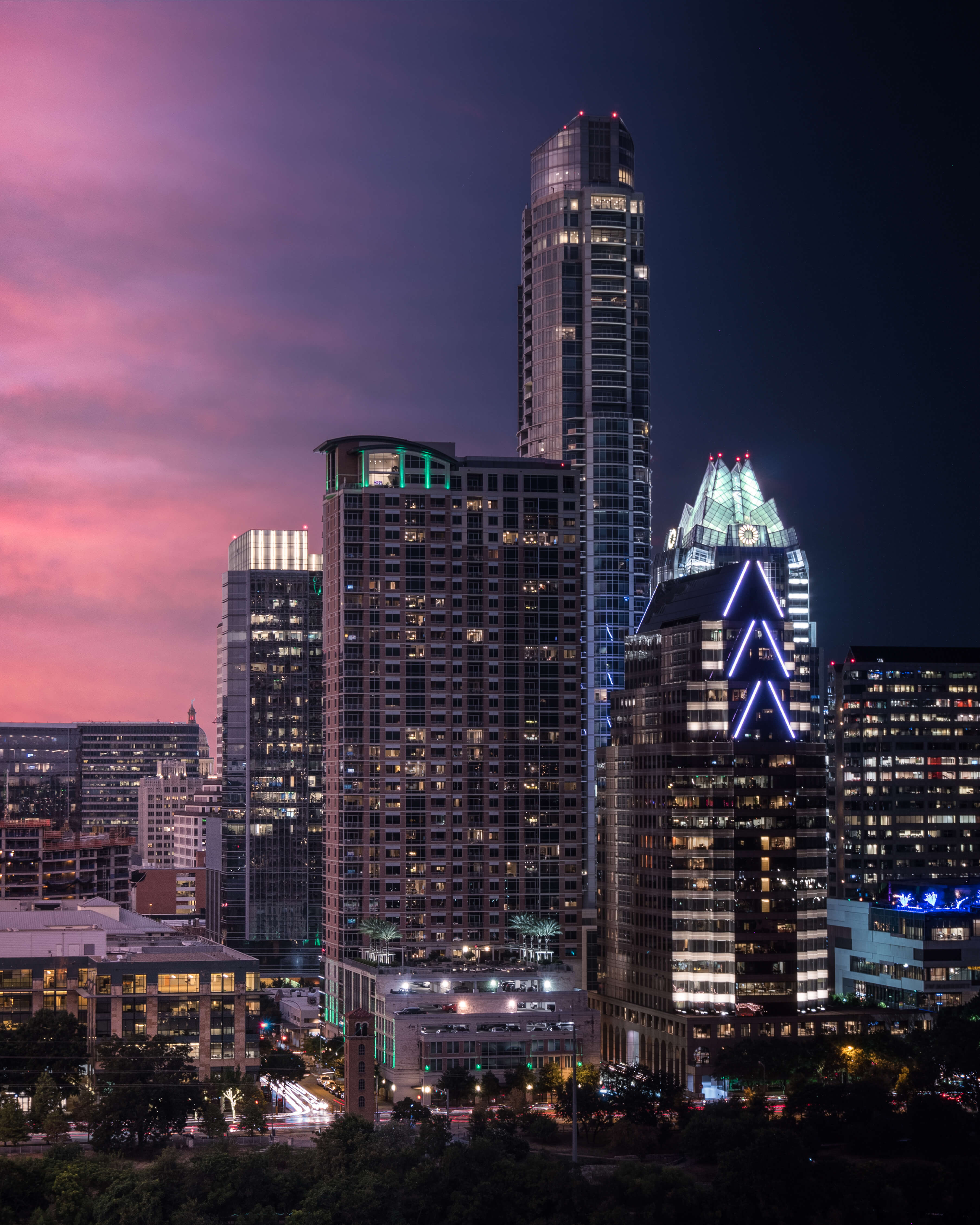 Day to night from South of Colorado river