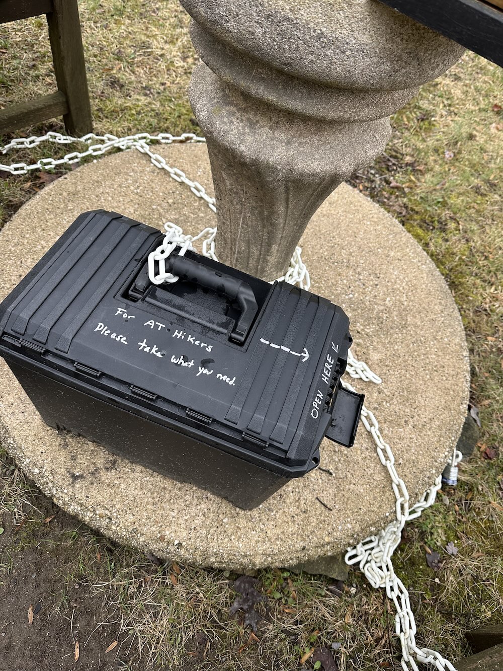 It didn't have anything when we checked