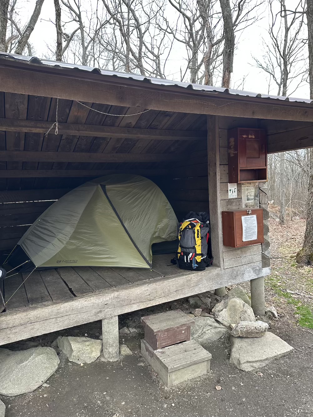 Morgan Stewart shelter. Not as fancy as RPH but I have no complaints