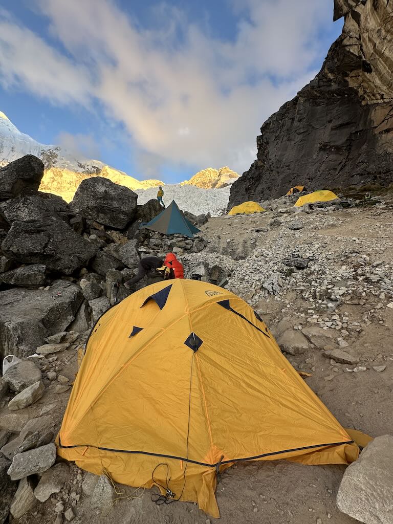 There were quite a few others at base camp