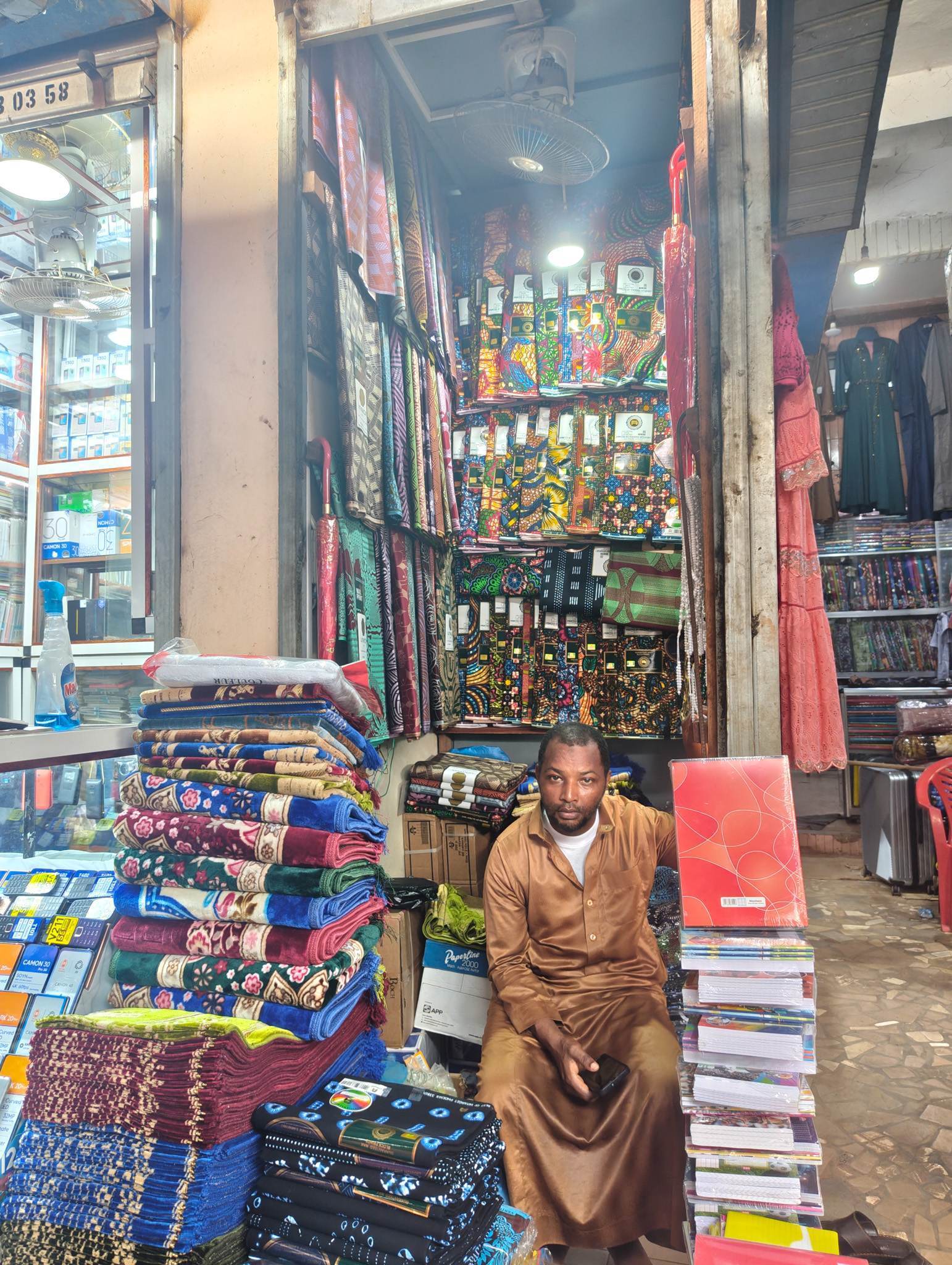 Vibrant wax prints in Guinea have an interesting history