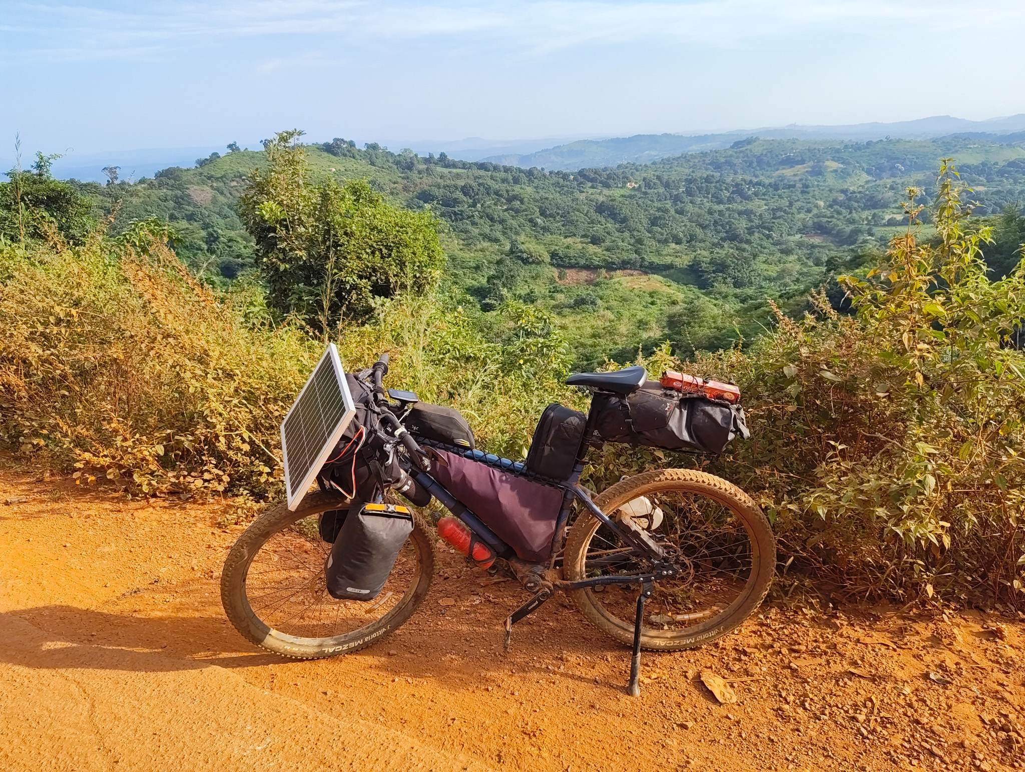 But the scenery was filled with waterfalls and lush, green hills