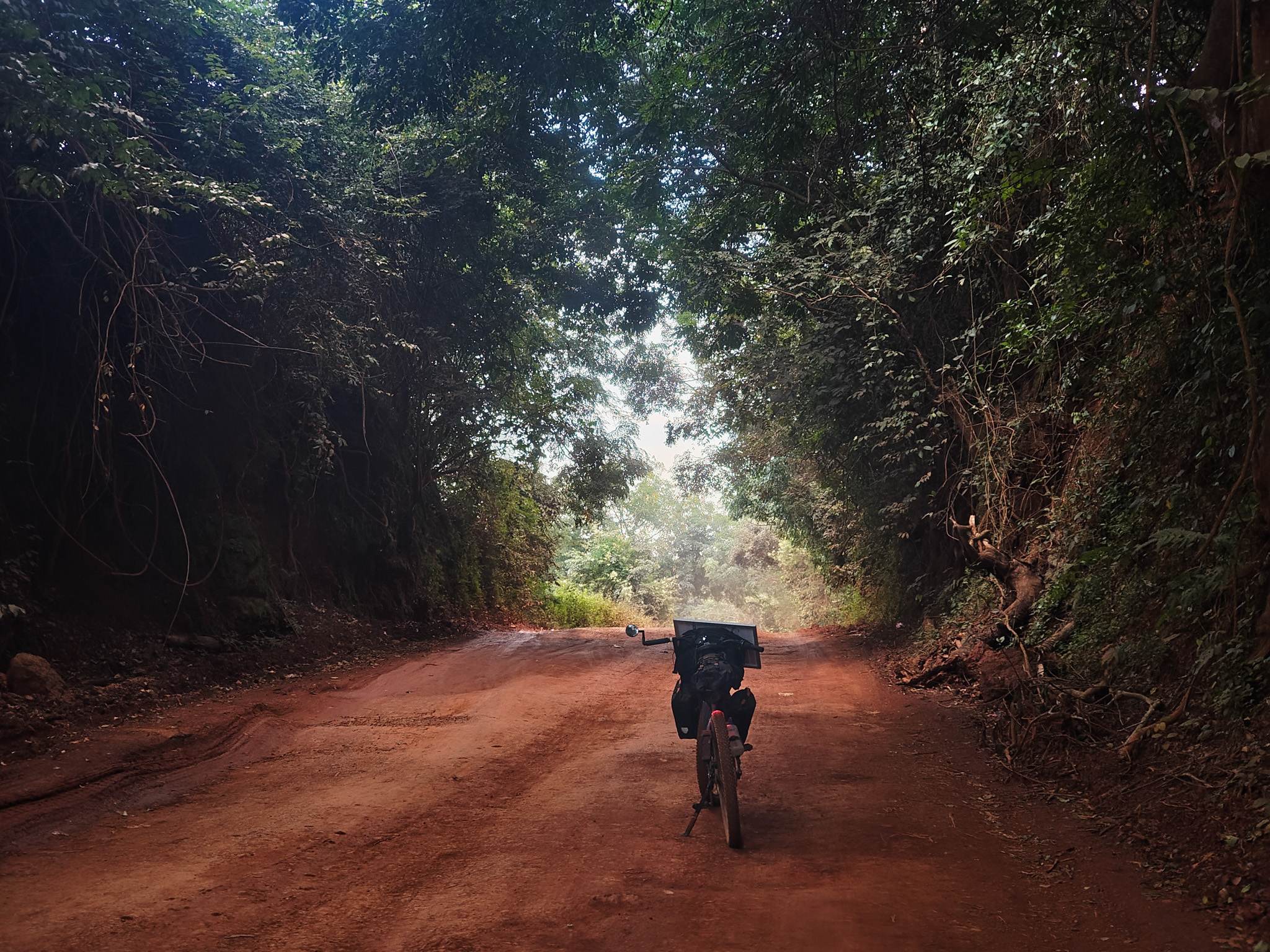 Although my bike could handle the terrain, it was definitely taking a toll on it and my brake pads were getting quite thin