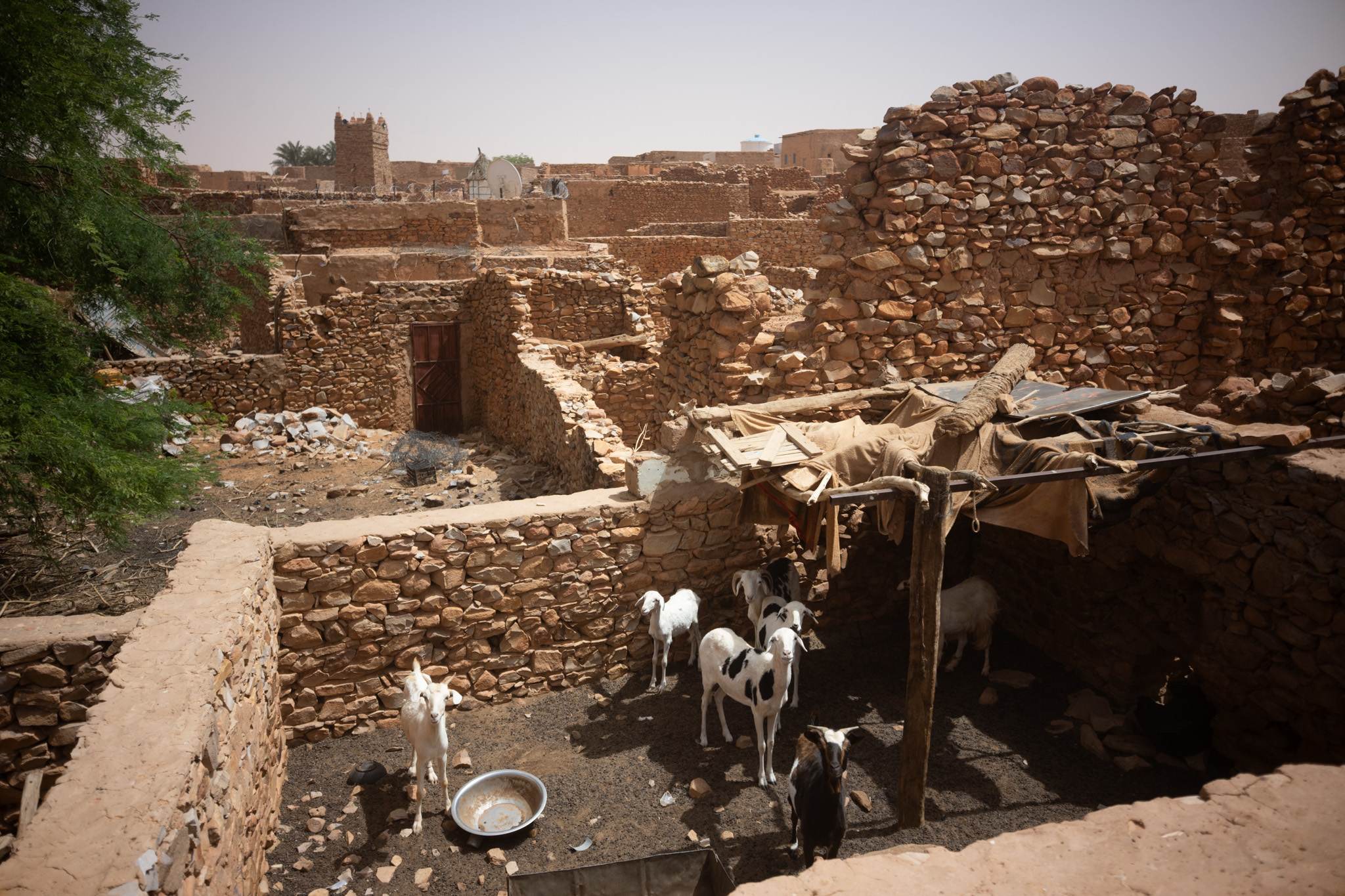 Not many people still live in the old town