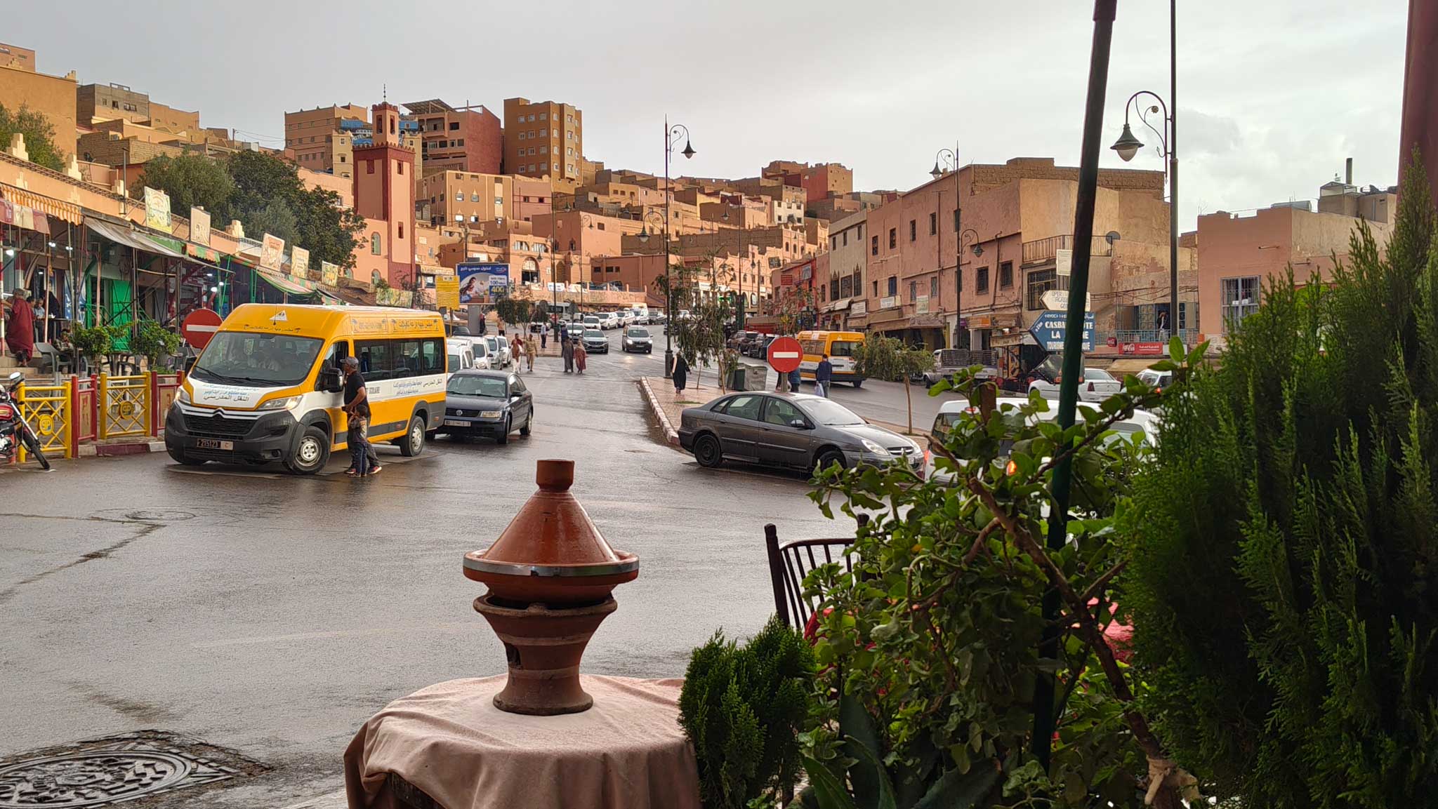 In the town of Boumalne Dades, Tinghir province