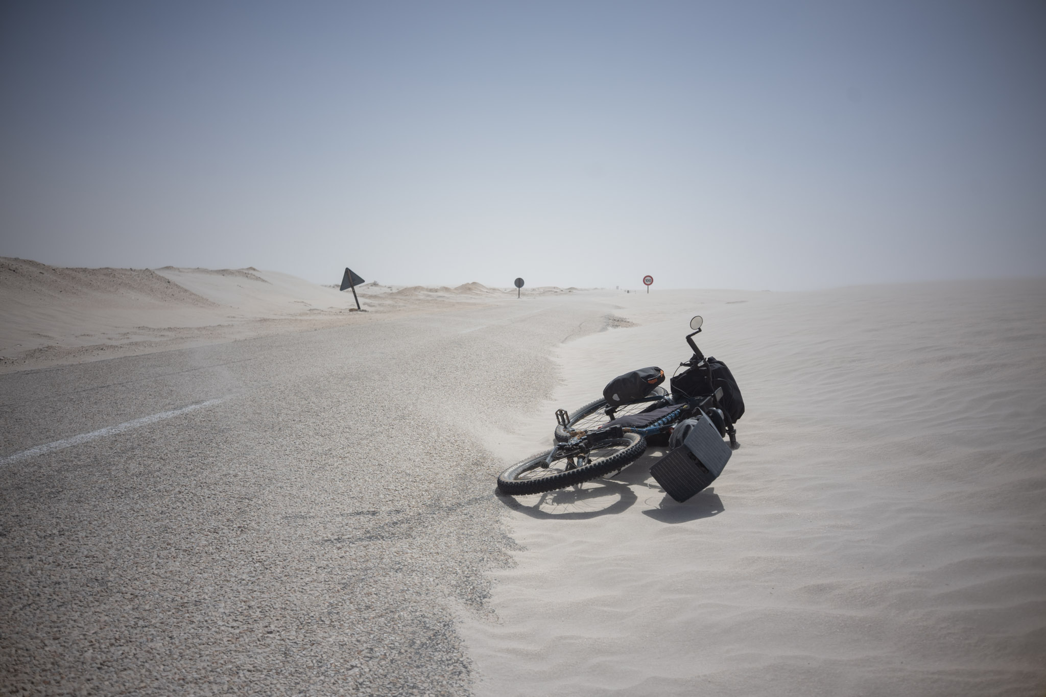 Sometimes the wind was pushing me forward, but often it was pushing me sideways